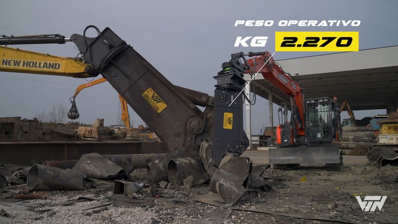 Cesoia VTN da più di 100 quintali | VTN Scrap Shear over 10 tons