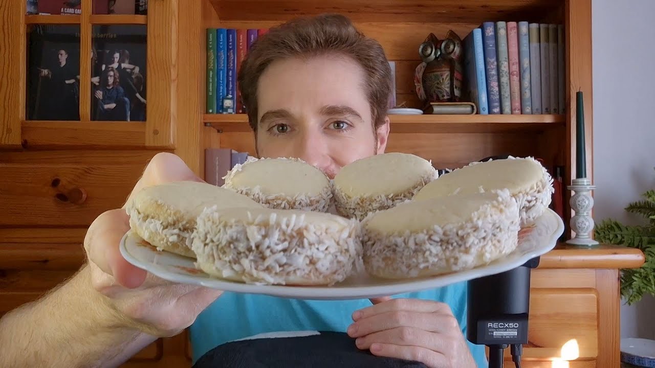 [ASMR] Alfajores con dulce de leche por los 2000 subs 🥳🥳 | Doble receta | Susurros, eating sounds