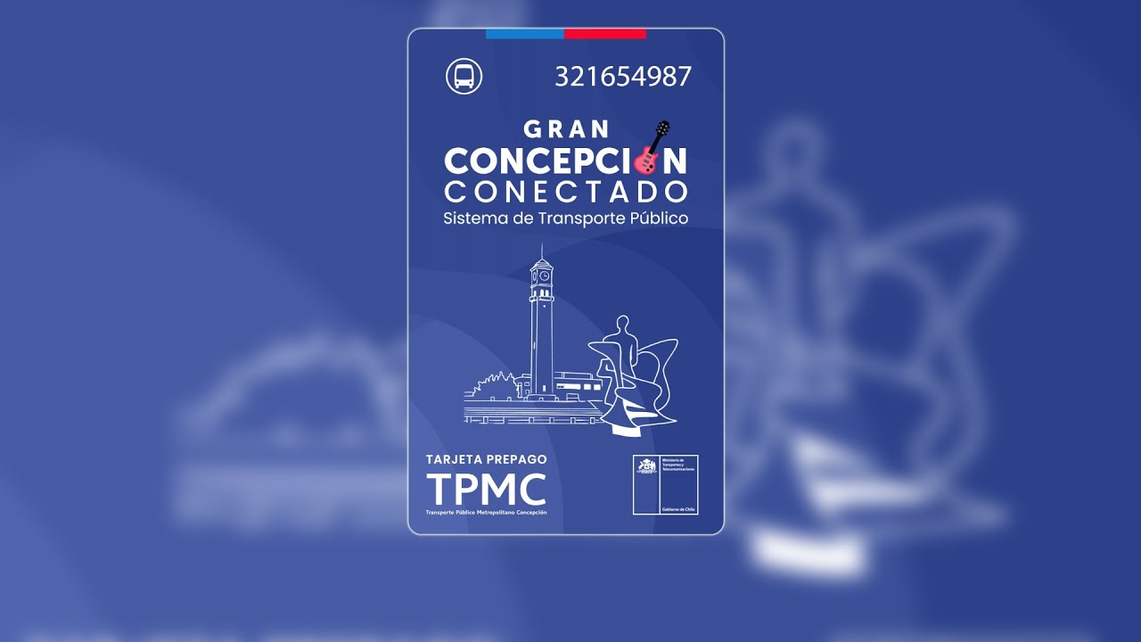 Con el Campanil de la Udec: así será la tarjeta de pago en microbuses del Gran Concepción