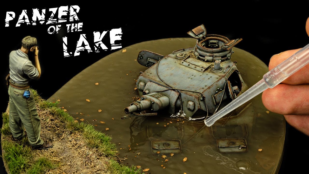 Panzer Of The Lake - Epoxy Resin Water Diorama