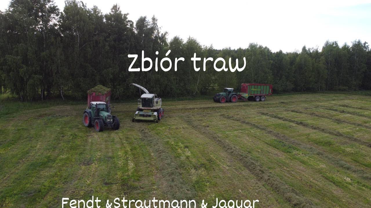 ZBIÓR TRAW W BARWACH FENDT'A🔥 2 Fendt'y & Claas Jaguar 880 UR. Andrzej Szuster GR. Sroczyński