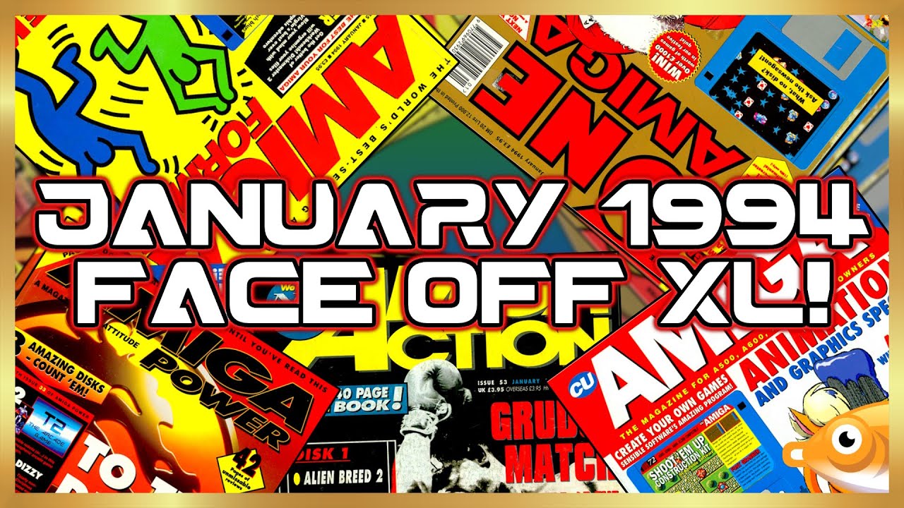 Cover Disk Face Off XL : January 1994 | Amiga Format, Amiga Power, CU Amiga, One Amiga, Amiga Action