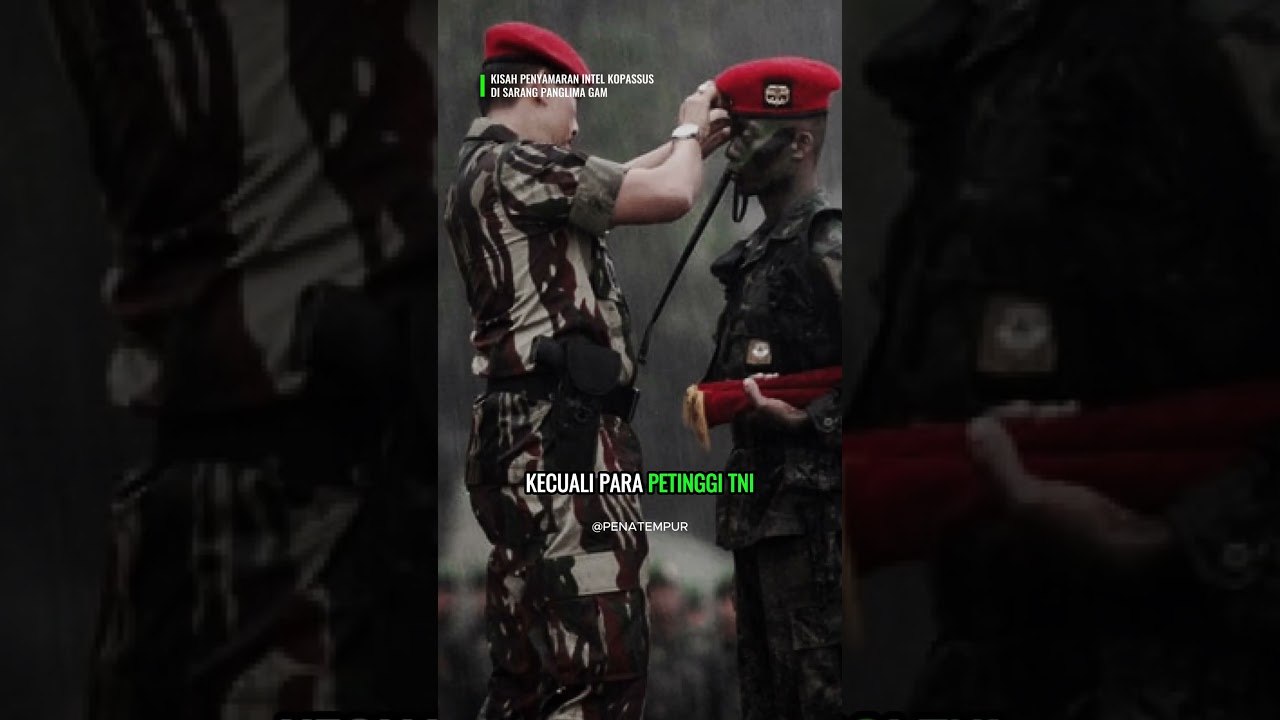 Ketika Intel Kopassus Nekat Masuk Sarang GAM!