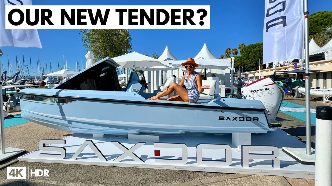 Менее 30 тыс.? 🤯 Доступный быстрый однодневный тур на лодке и тендере: 2024 Saxdor 200