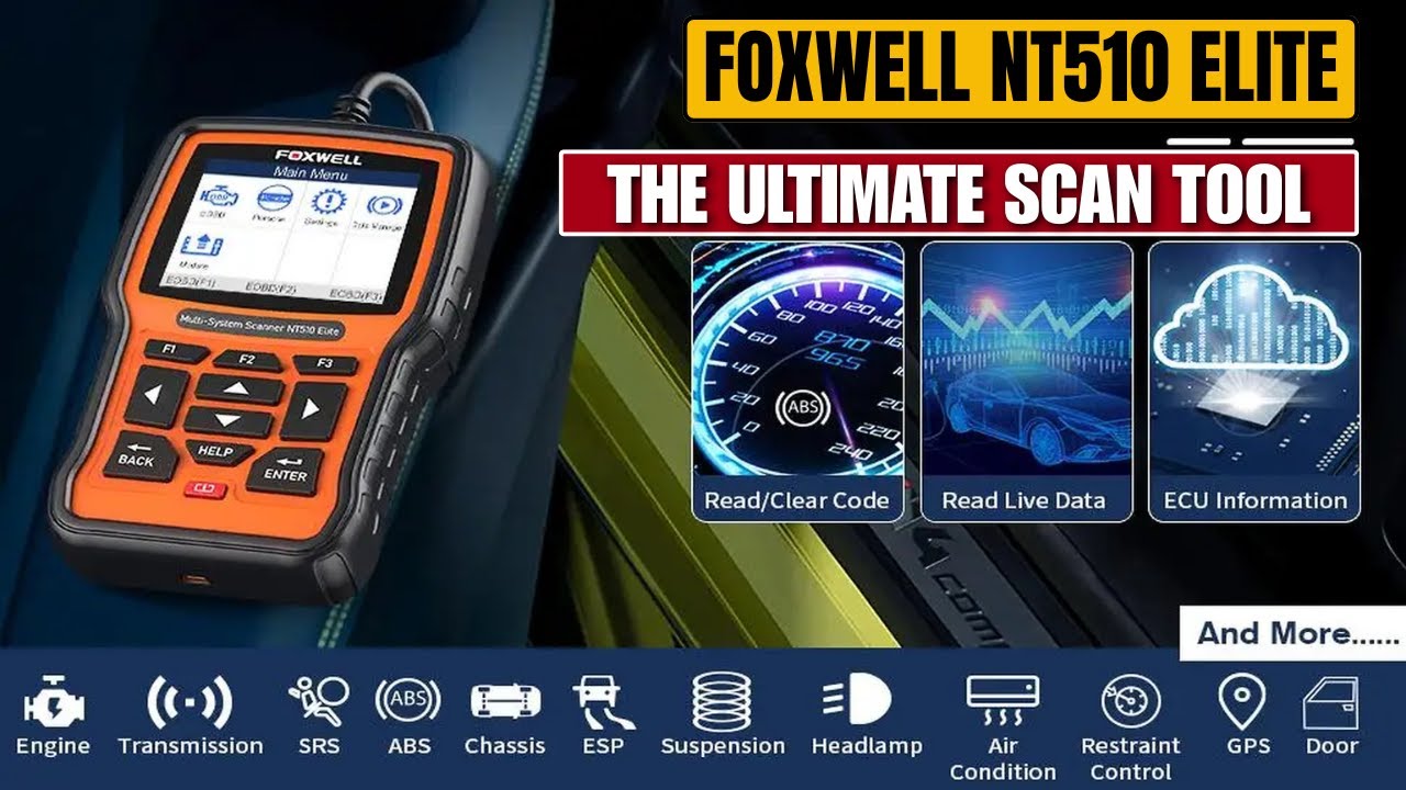 Обзор FOXWELL NT510 Elite &mdash; лучший мини-сканер!