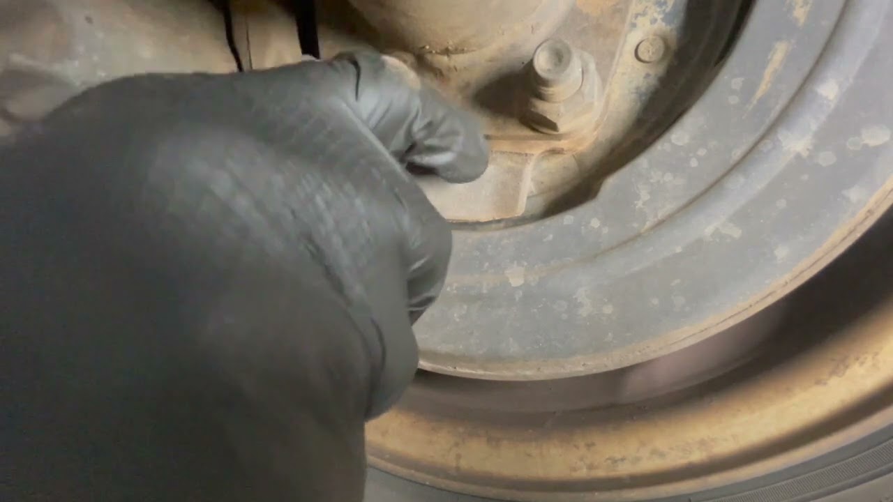 Parking Brake Shoe Adjustment With Wheel Installed