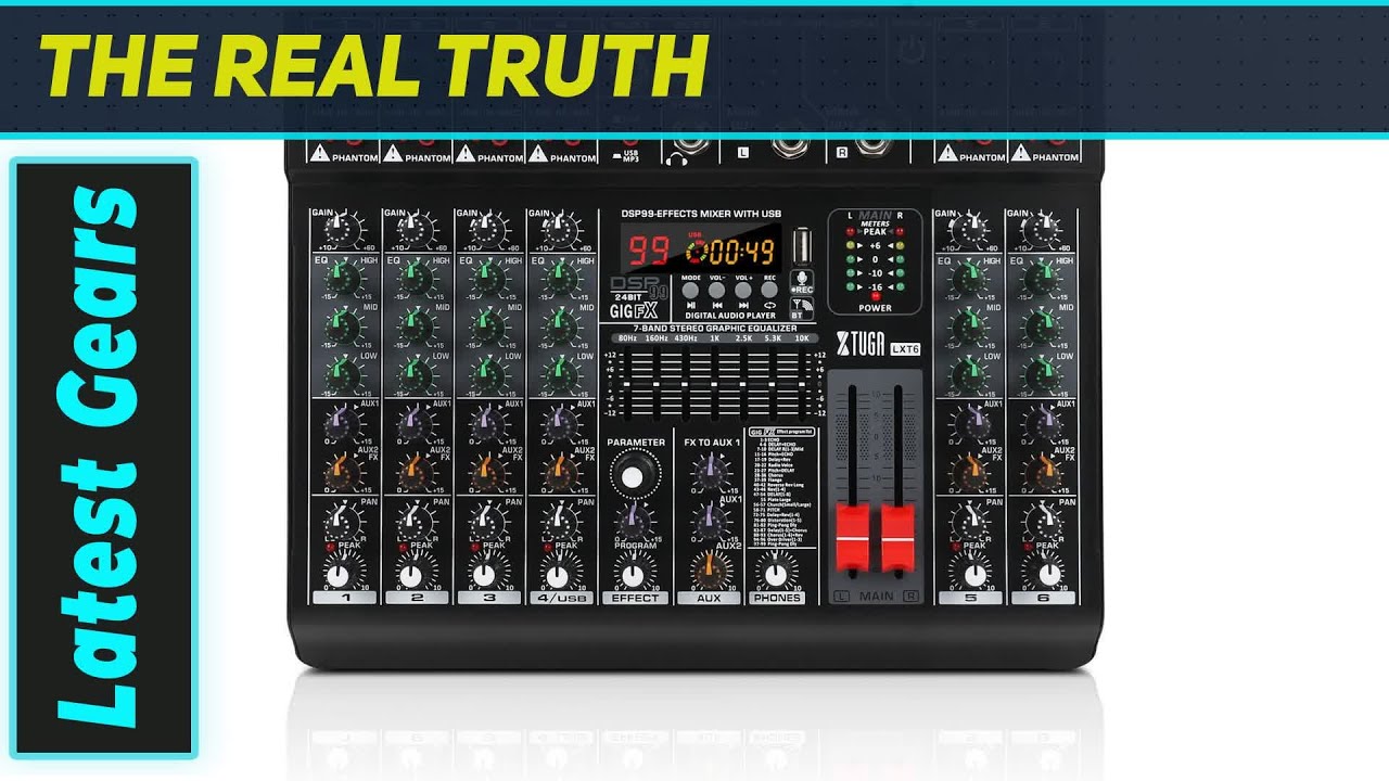XTUGA LX6: лучший 6-канальный микшер для студии и сцены