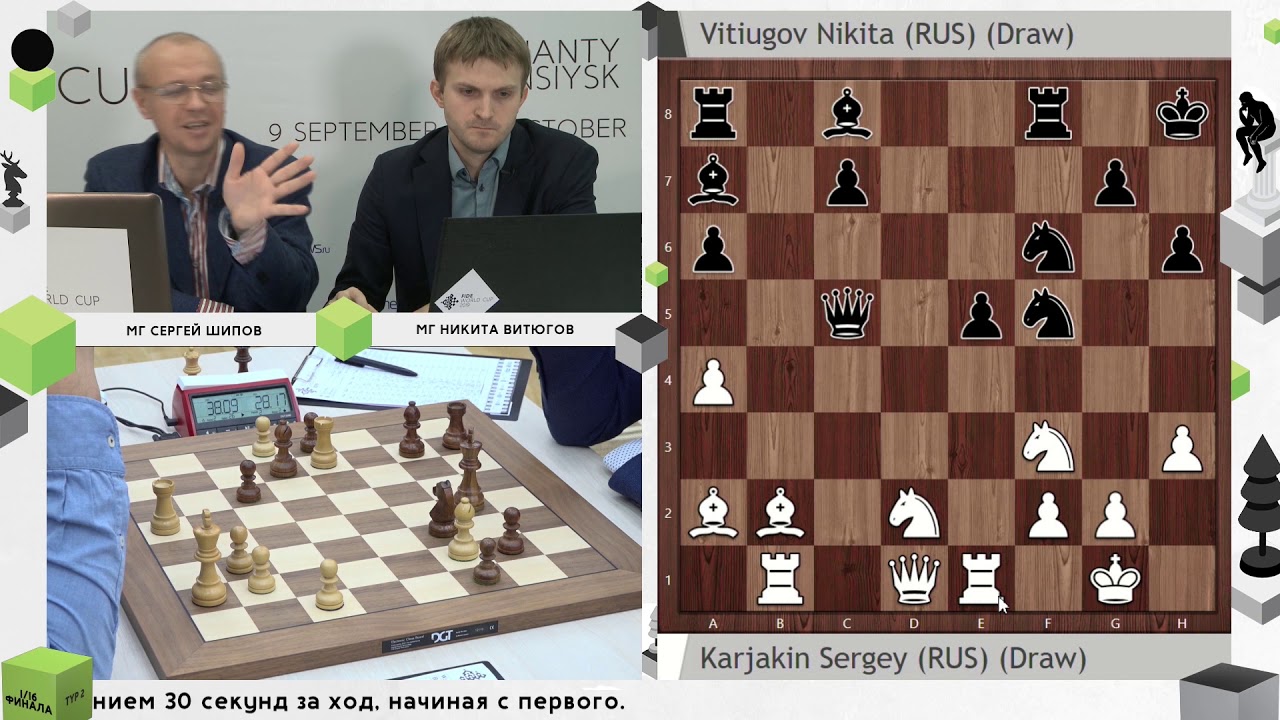 Никита Витюгов рассказывает о победе над Сергеем Карякиным | Кубок мира 2019 | 3 круг |