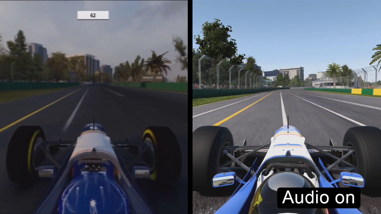 F1 Championship Edition VS F1 2017 (Williams FW18 Comparison, Australia)