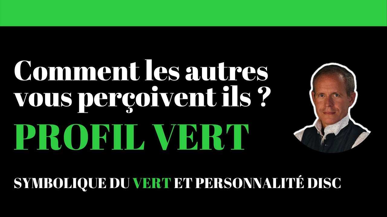 Méthode DISC : La perception du profil DISC stable | couleur verte