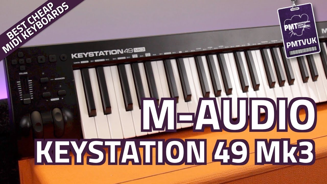 M-Audio Keystation 49 Mk3 USB MIDI Controller Keyboard — обзор и демонстрация