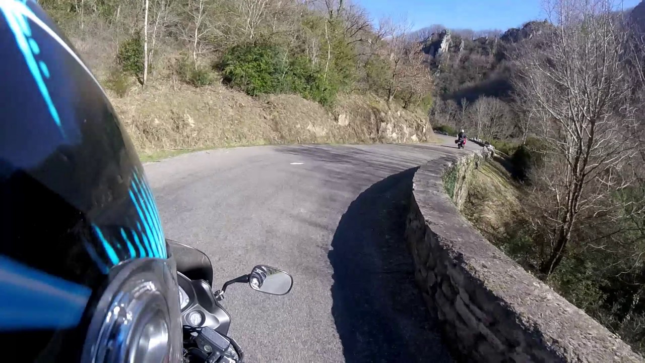 Balade moto aux Gorges de la Sioule