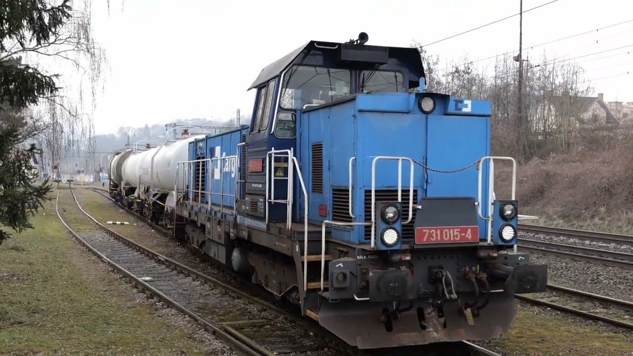 Zugverkehr in Usti nad Labem-Nestemice am 11.03.2026 - Anschlussbahnbedienung
