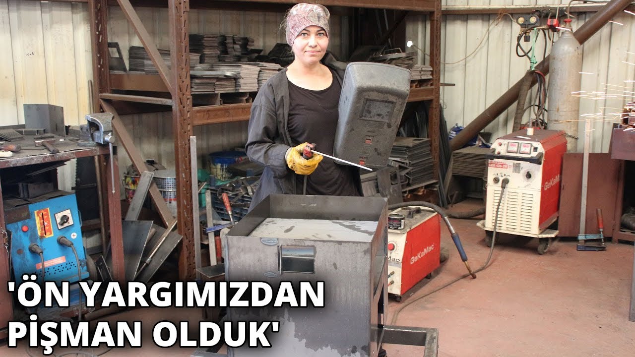 Kaynak ustası Sema, erkeklere taş çıkarıyor