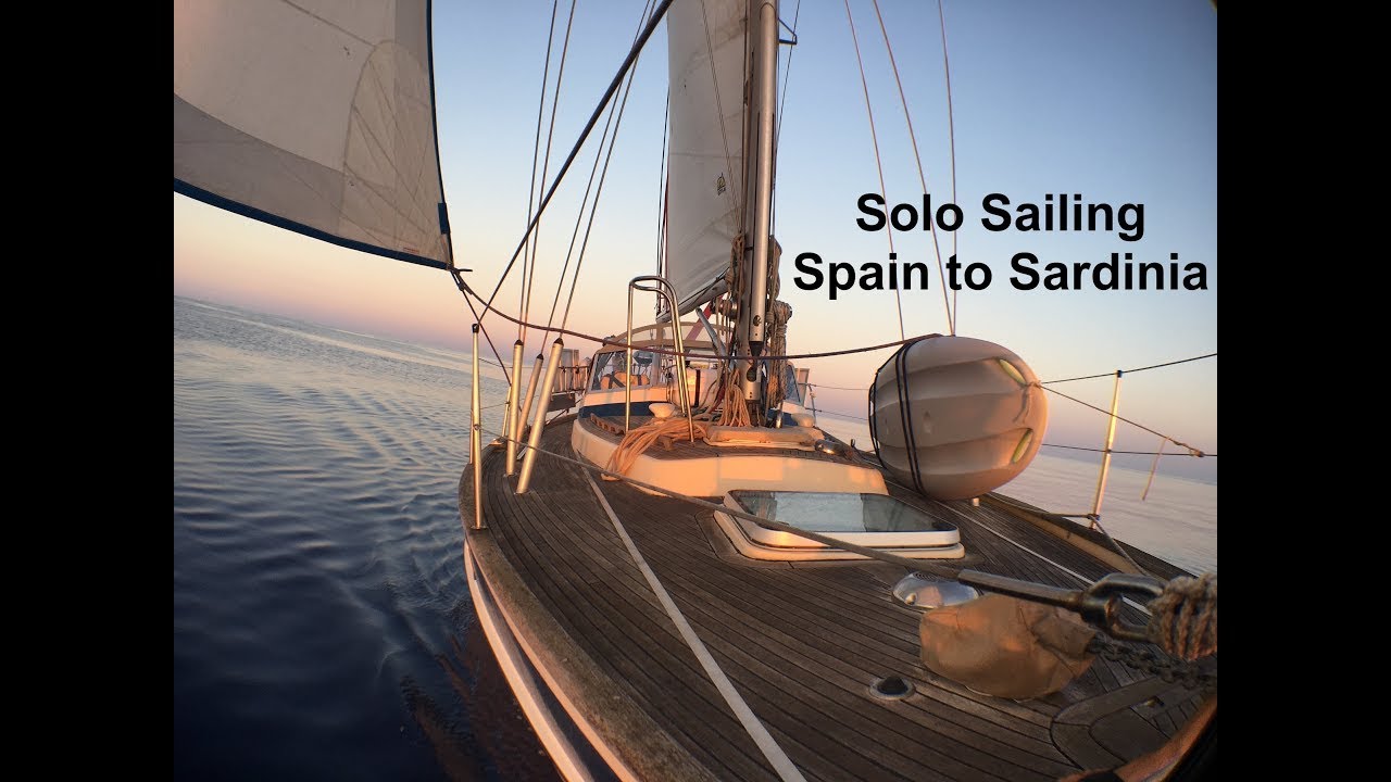 Solo Sailing Spain to Sardinia (HD Version)