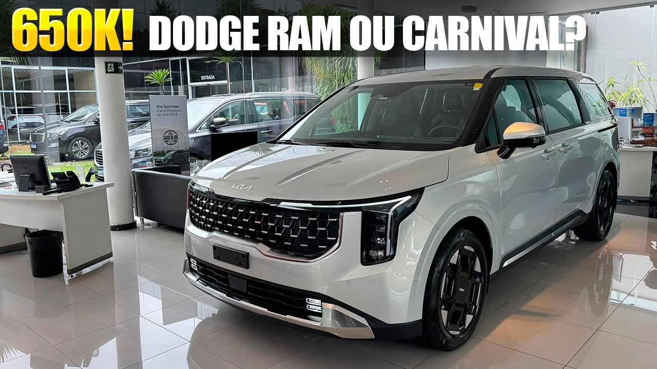 NOVA KIA CARNIVAL 2025, A ÚNICA MINIVAN GIGANTESCA VENDIDA NO BRASIL!