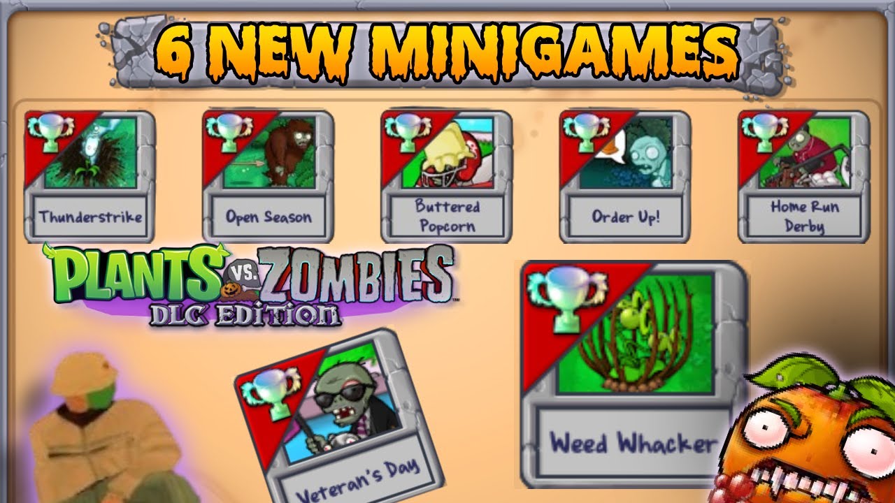 Plants vs Zombies DLC Mod: 6 New Minigames and 2 rework of Minigames in Hard Mode