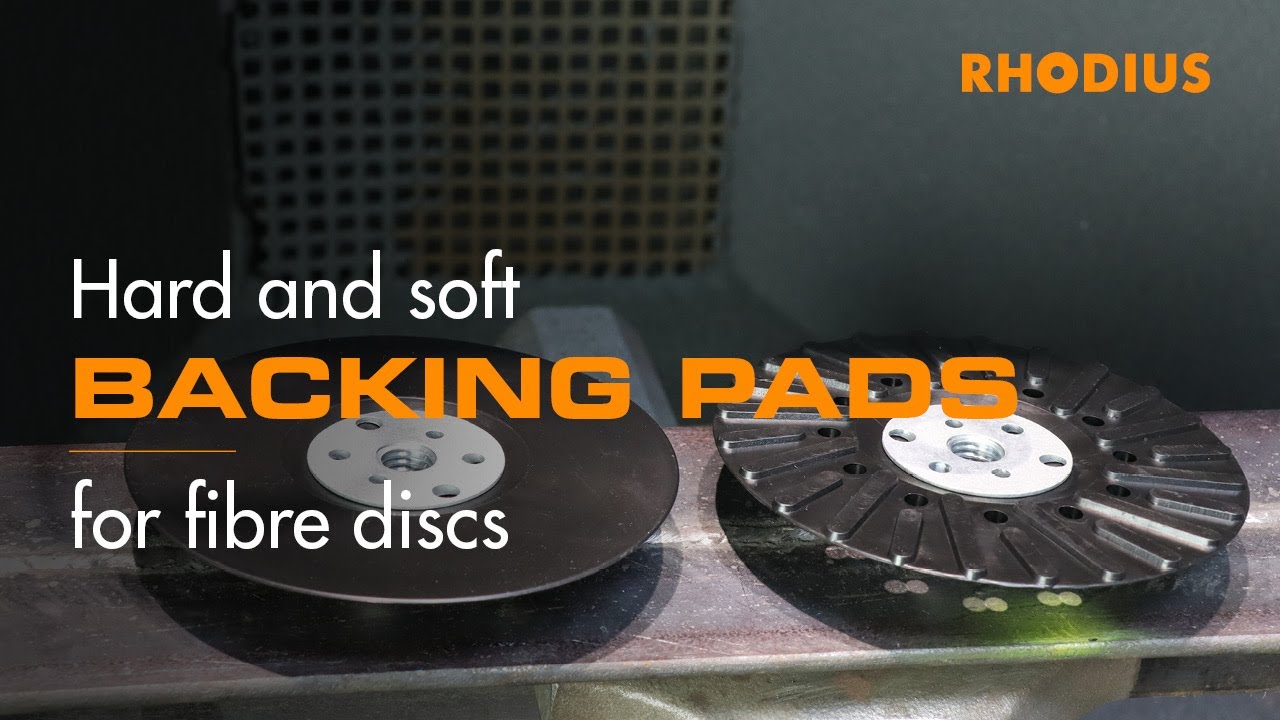 Hard and soft backing pads for fibre discs &ndash; some key differences