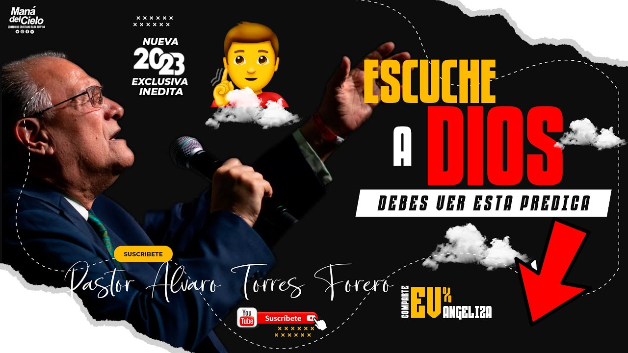😱Como ESCUCHAR la VOZ de DIOS😨Debes OIR ESTA PREDICA😨💥Pastor Alvaro Torres Forero IPUC🔥