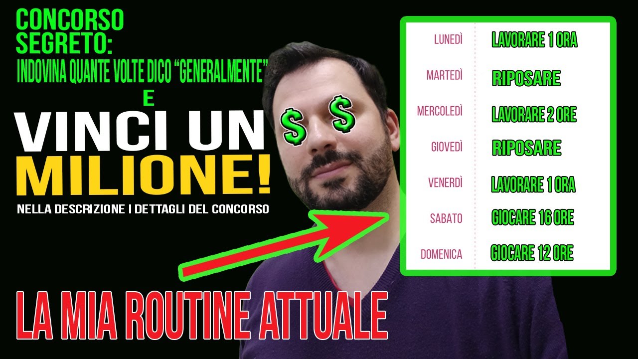 La mia prima routine settimanale