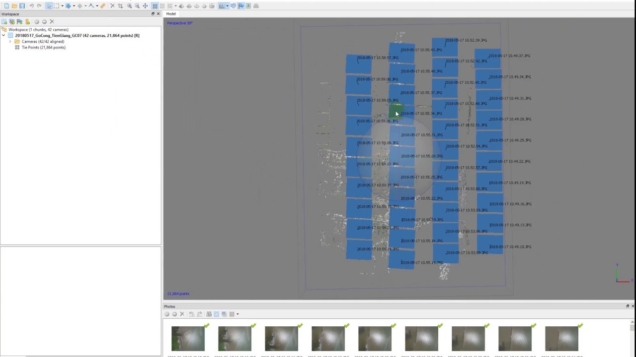 Agisoft PhotoScan workflow part 1 (with ground control points)