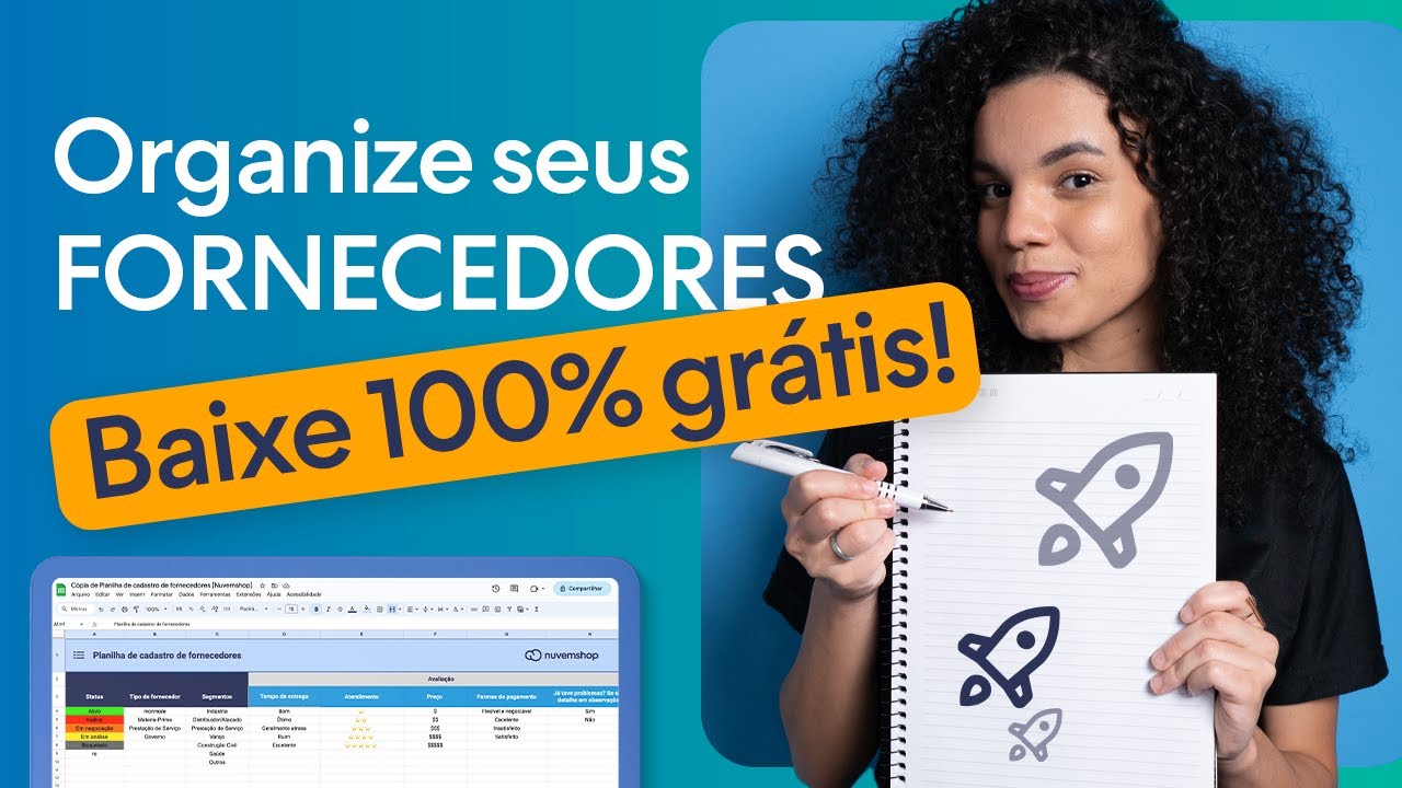 CADASTRO DE FORNECEDORES: PLANILHA GRÁTIS para gestão eficiente de parceiros!