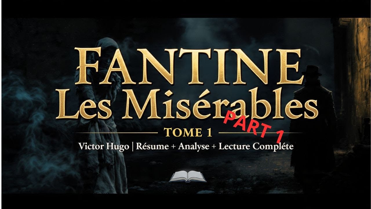 FANTINE   Les Misérables Tome 1  Victor Hugo  Résumé + Analyse + Lecture Complète - part 1