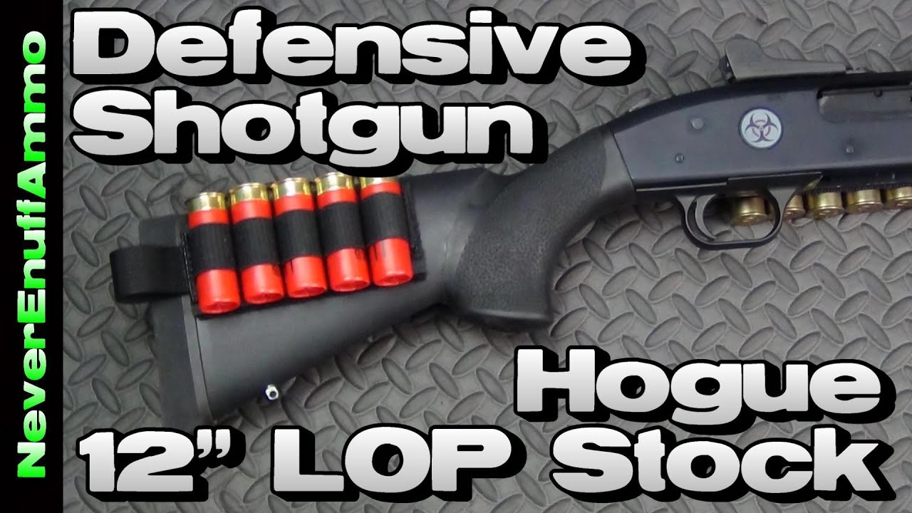 Ружьё для самообороны — Hogue 12" LOP Stock против Magpul SGA
