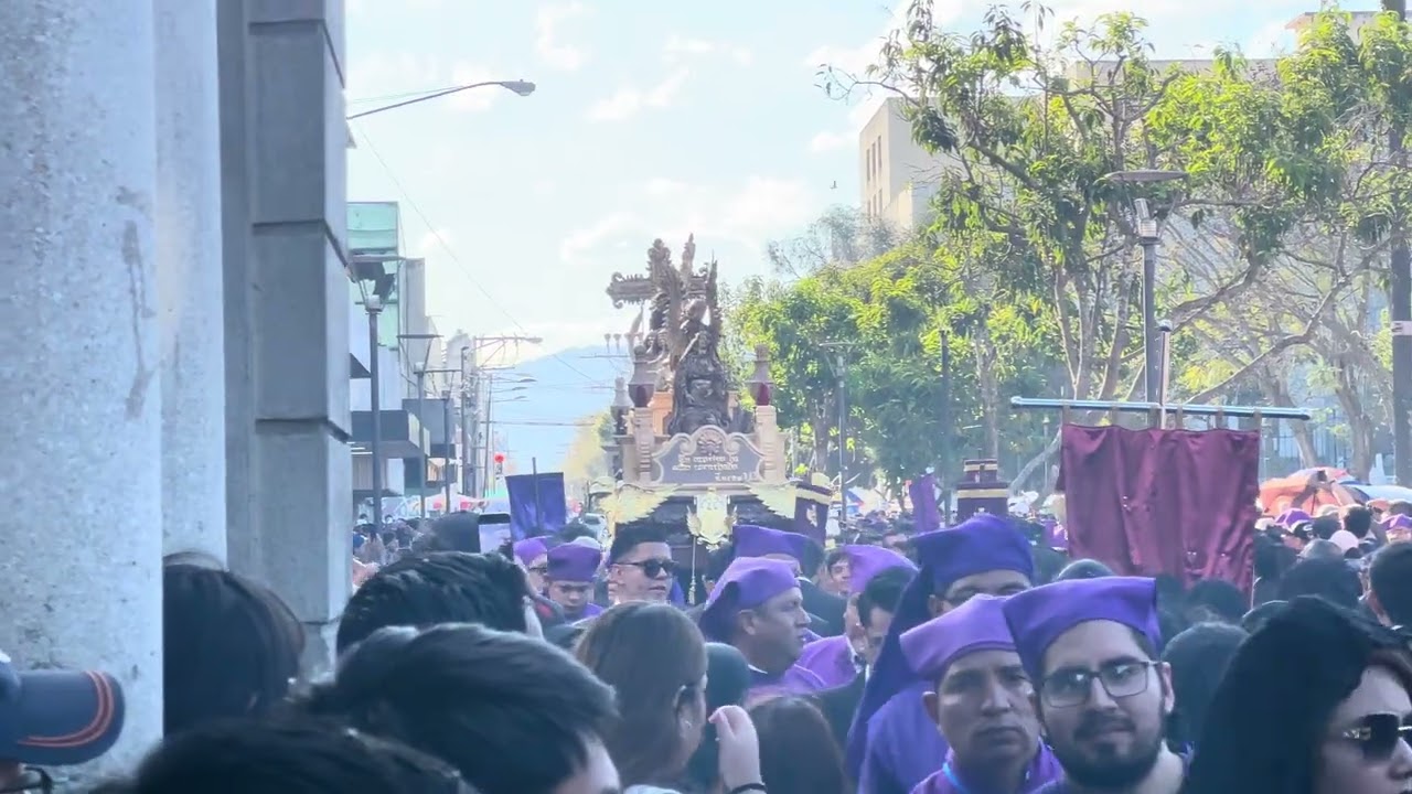 Jesús Nazareno de la justicia pasó por el portal de comercio 2026