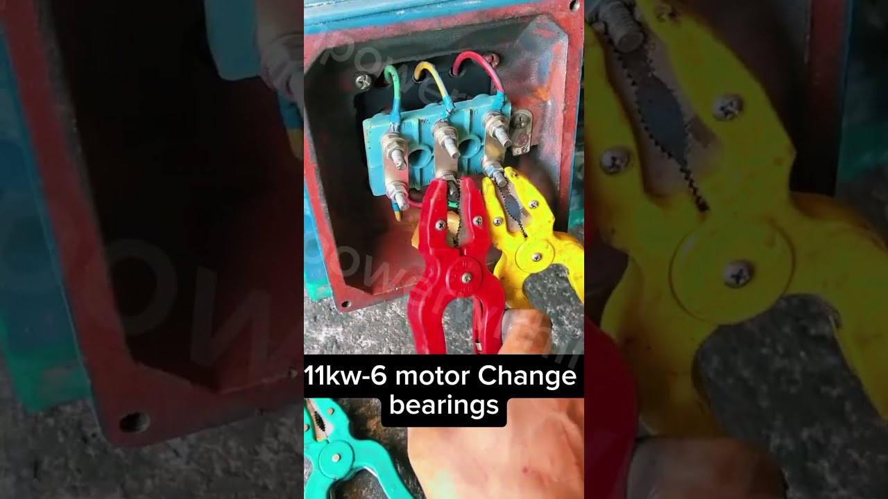 11kW-6 Motor Quick Bearing Change | Easy Motor Repair Guide