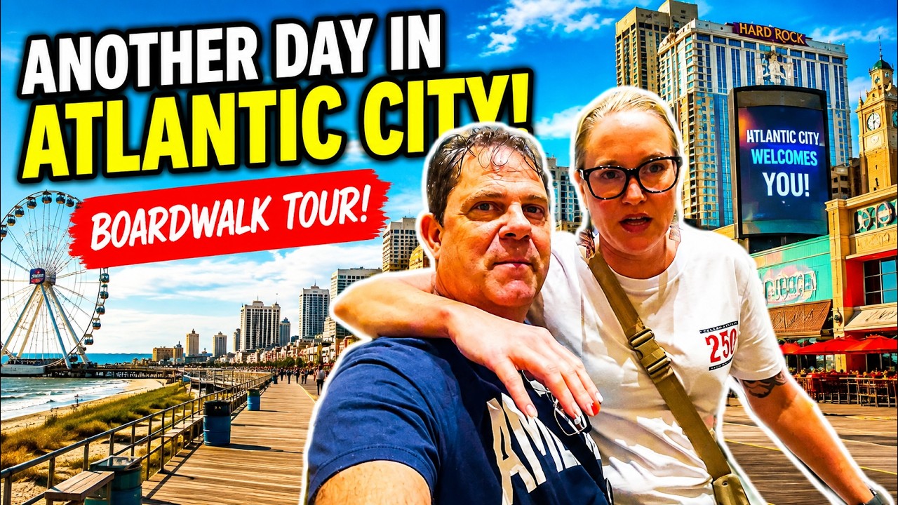 Another Day in Atlantic City! Boardwalk Tour, Casinos & More