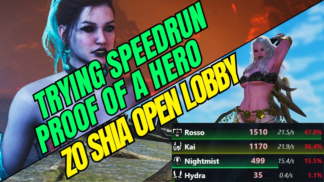 TEST YOUR DPS! Zo shia open lobby - Proof of a Hero speedrun | MH Wilds