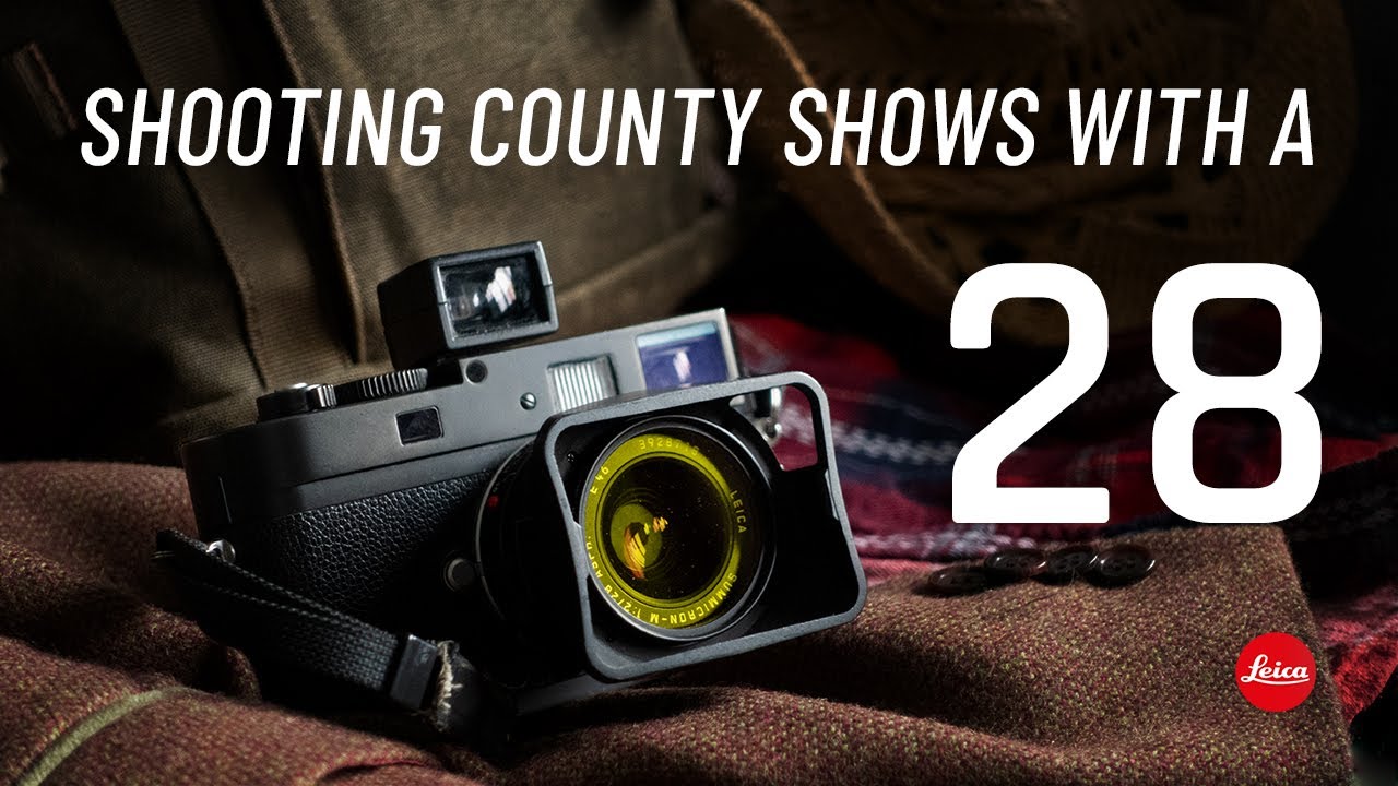 I shot two County Shows with a 28mm.