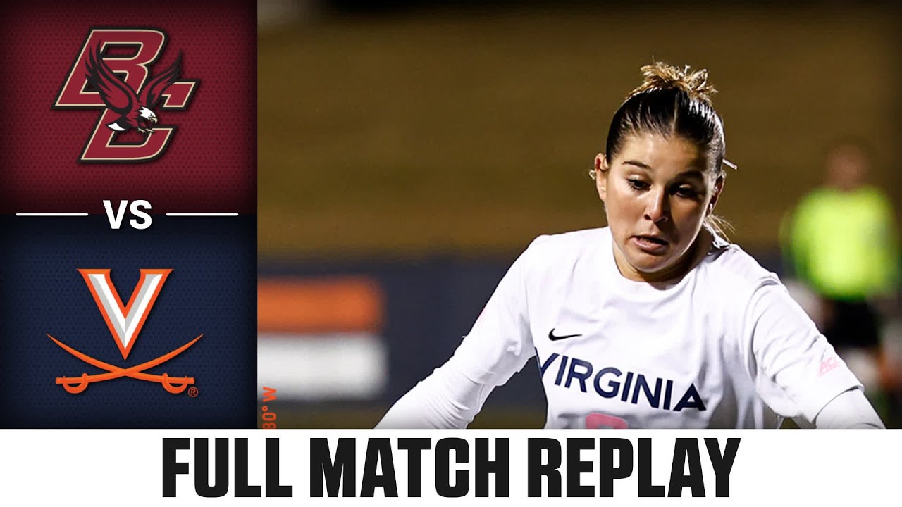 Boston College vs. Virginia Full Match Replay | 2025 ACC Women's Soccer