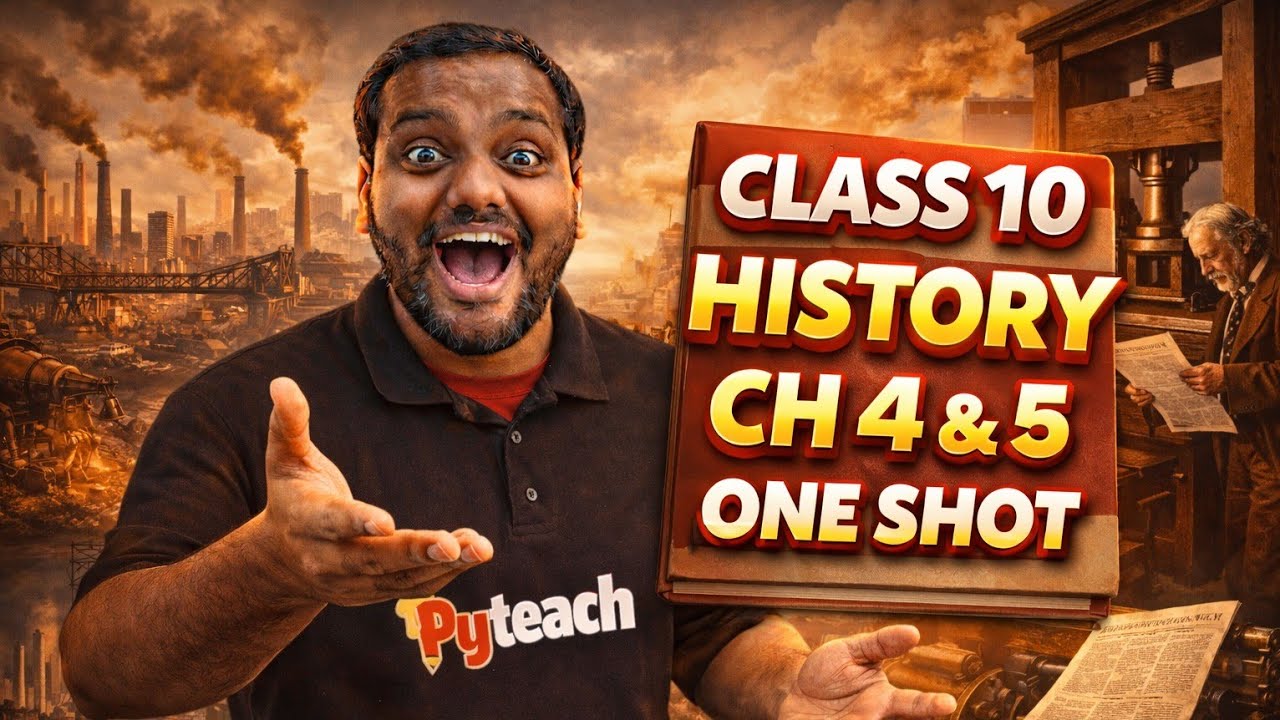 The Age of Industrialisation and Printing Press| ONE SHOT | Class 10 History | Padhai with Vijay sir
