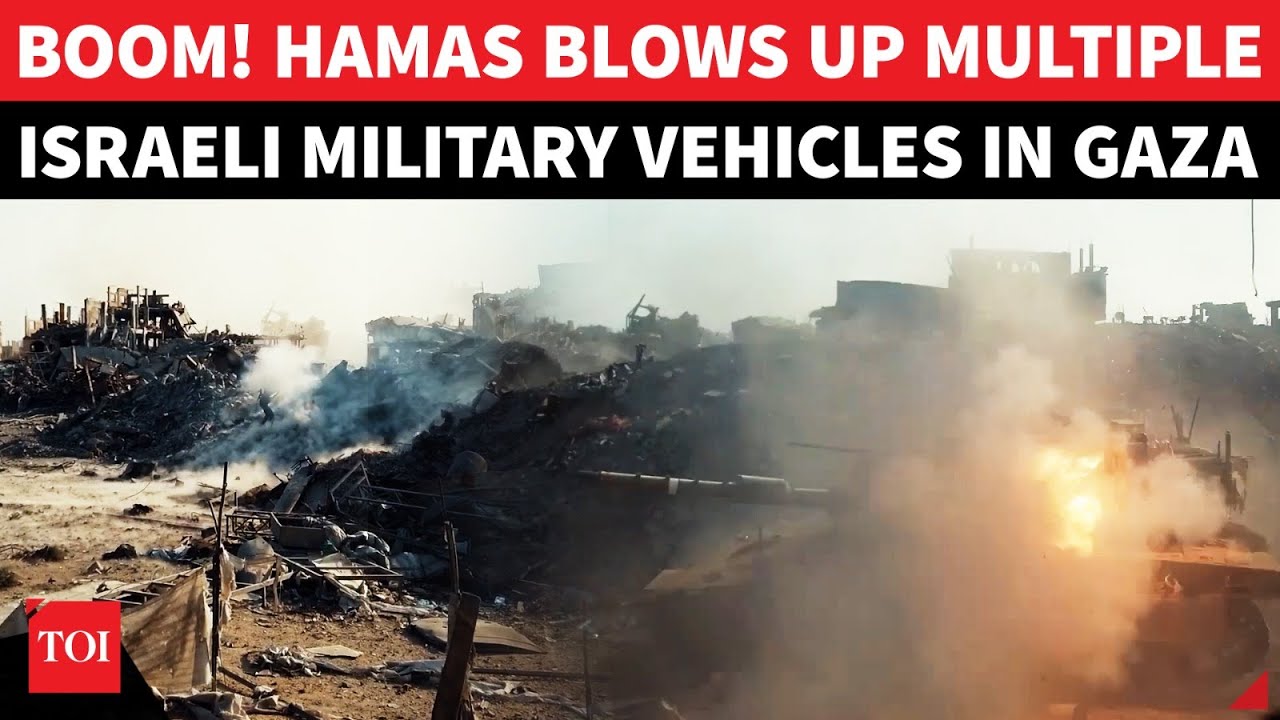 Hamas’ UNSPARING Attacks BURN IDF Tanks, Convoys & Troop Positions | Dramatic Video Shows Fireballs