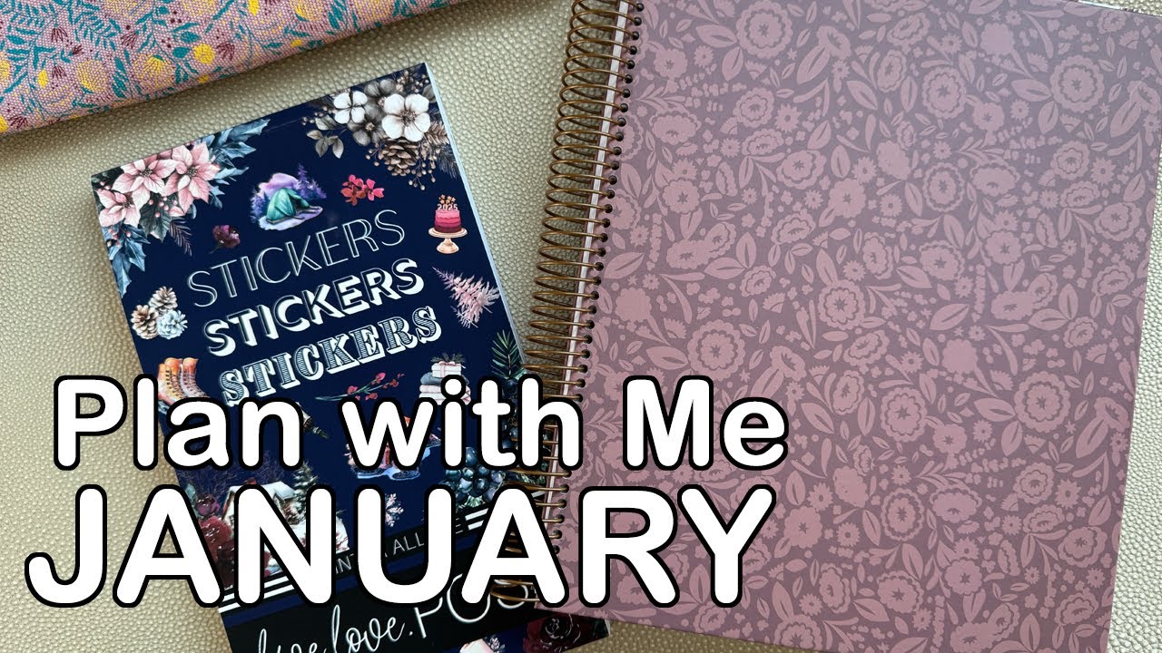 Plan with Me January 2025  | Laurel Denise Portrait Planner for Home/Family Life | NEW for 2025!