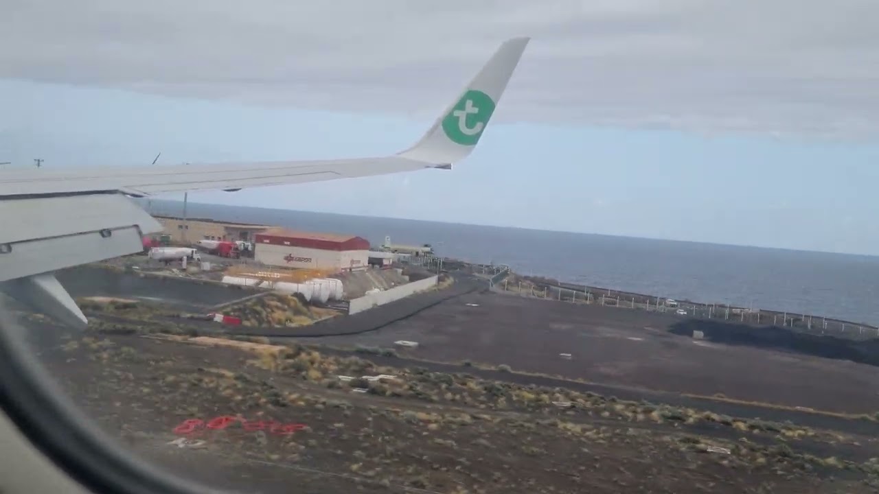Hard landing at La Palma airport (SPC - CGLA) - Transavia Boeing 737-800
