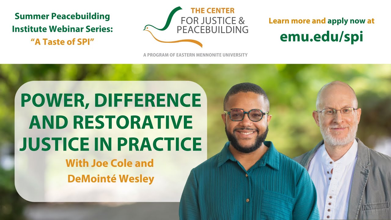 A Taste of SPI - Power, Difference and Restorative Justice in Practice