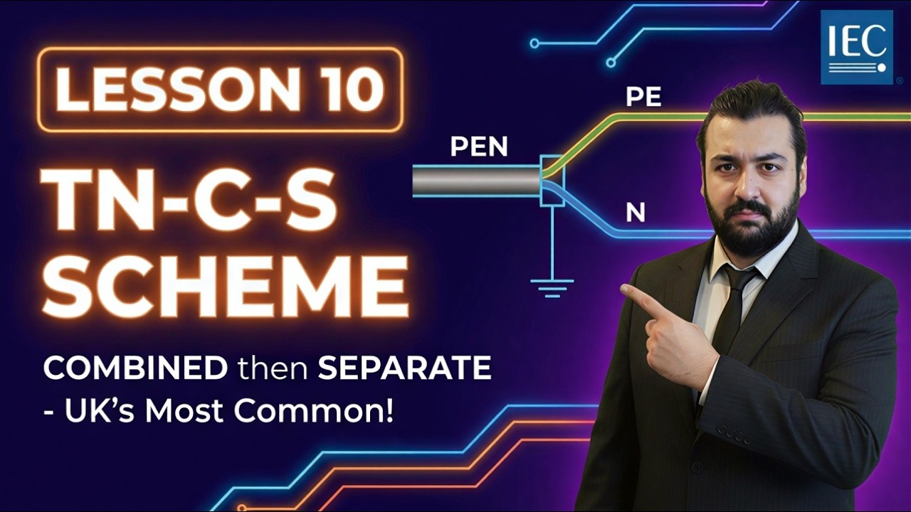 Система заземления TN-C-S - Урок 10