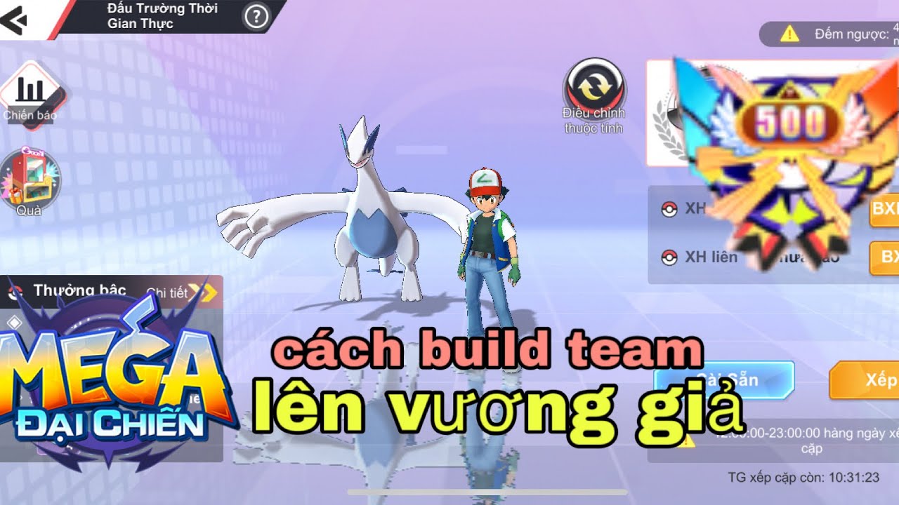 MEGA ĐẠI CHIẾN | Cách build team , Những điều cần biết về đấu trường thời gian thực|