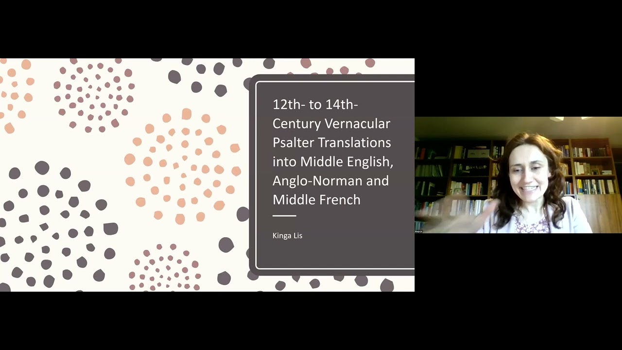 12th-14th-Cen Vernacular Psalter Translations into Middle English, Anglo-Norman and Middle French