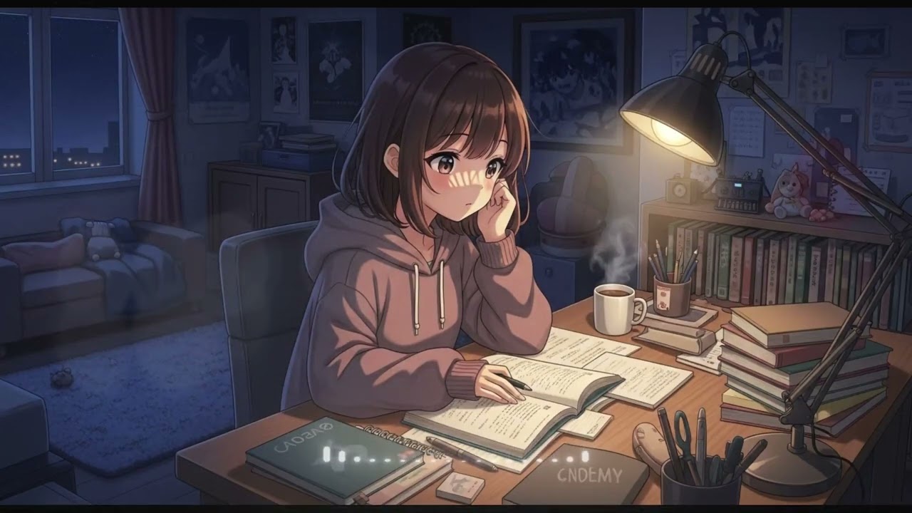 Lofi Study - Gentle Lofi Beats for Reading ( 1 hour )