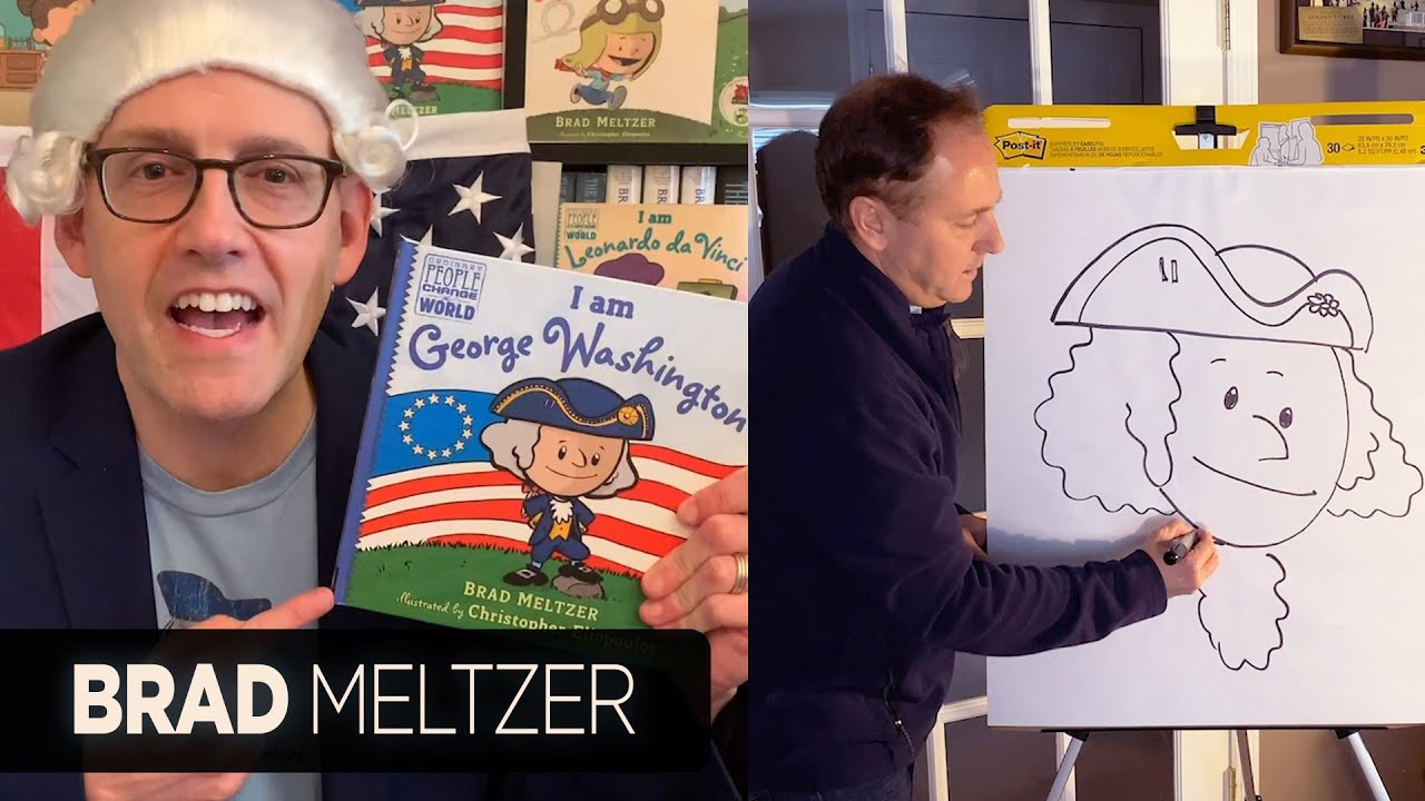 Storytime with Brad Meltzer 📖 I am George Washington | NEW Read-Along + DRAW with Chris Eliopoulos!