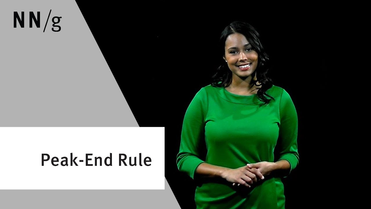 Peak–End Rule: Use to Your Advantage
