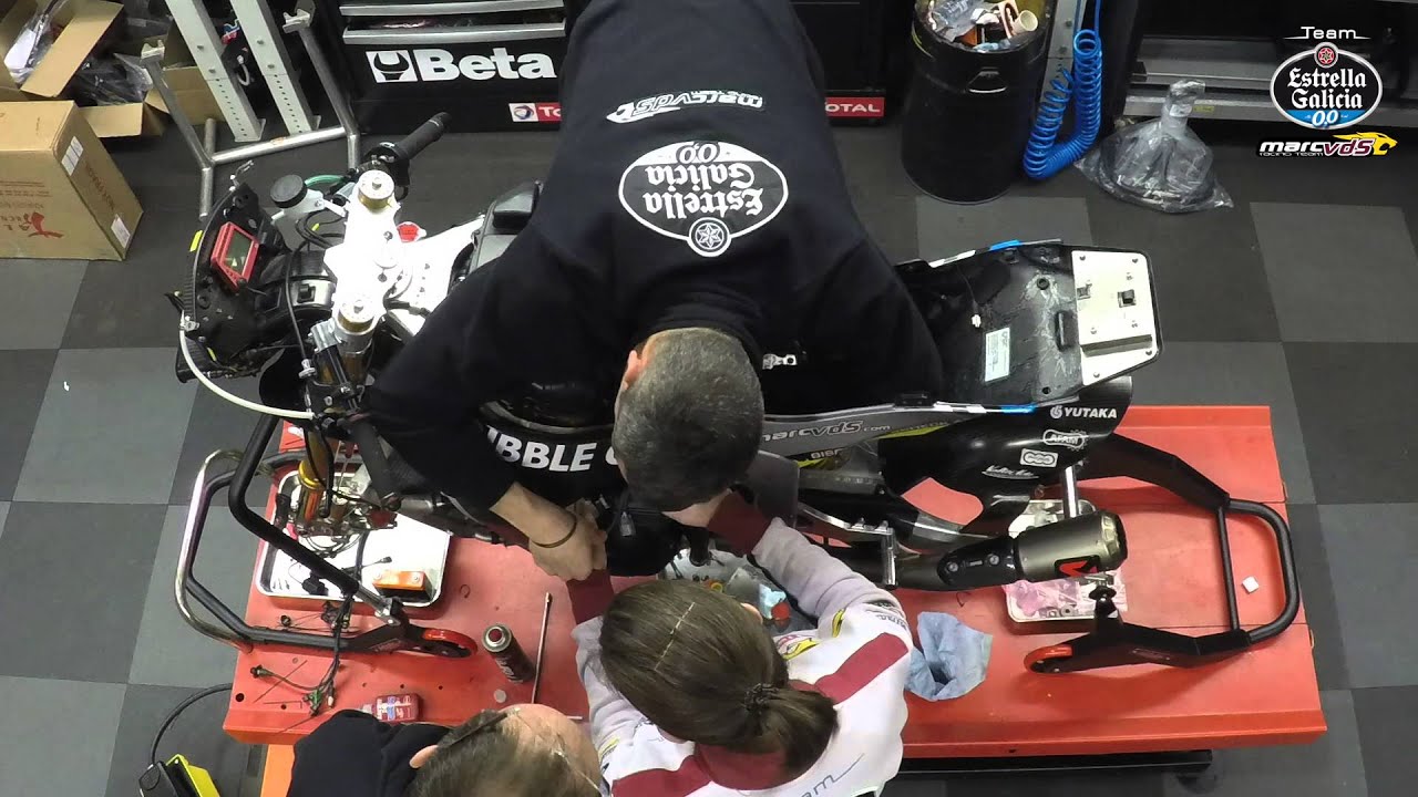 Building Franco Morbidelli's Kalex Moto2 bike