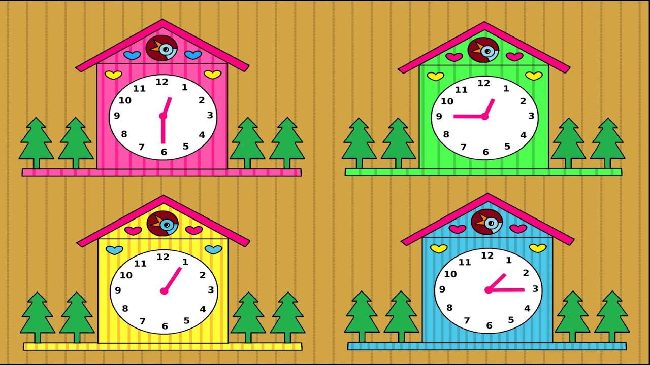 Deutsch lernen: die Uhr - German for children and beginners: the clock