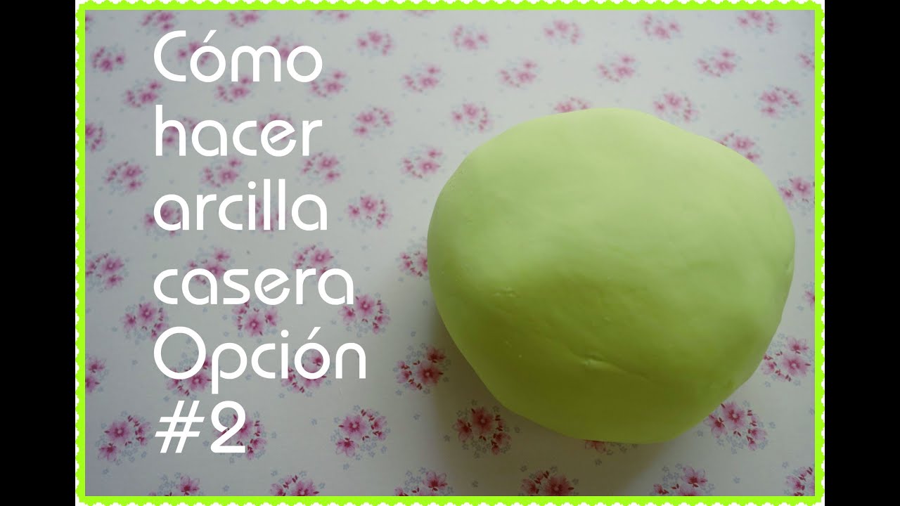 Cómo hacer arcilla casera opción #2 (Fácil de hacer, solo 2 ingredientes)