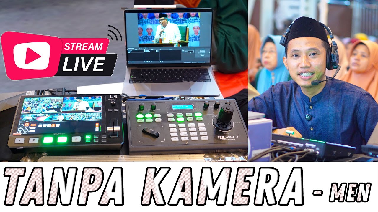 Live Streaming Multicam Tanpa Kamera men !! Feelworld KBC10 PTZ Controller / Remote Jarak Jauh