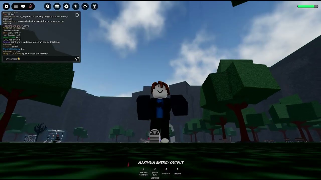 Playing on Voice Chat For the Second time..... [The Strongest Battle Grounds.]